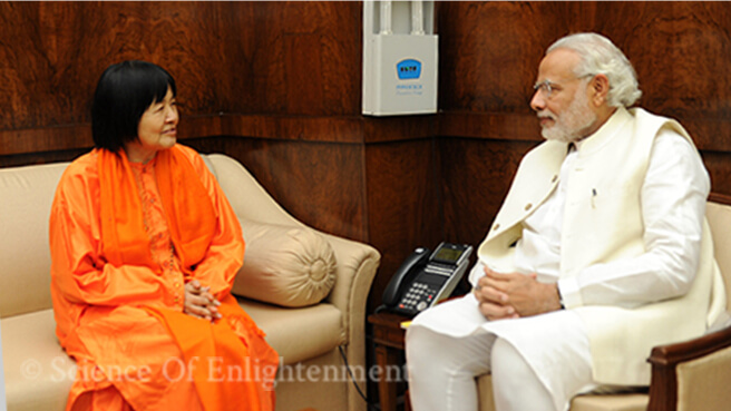 インド・モディ首相との面会